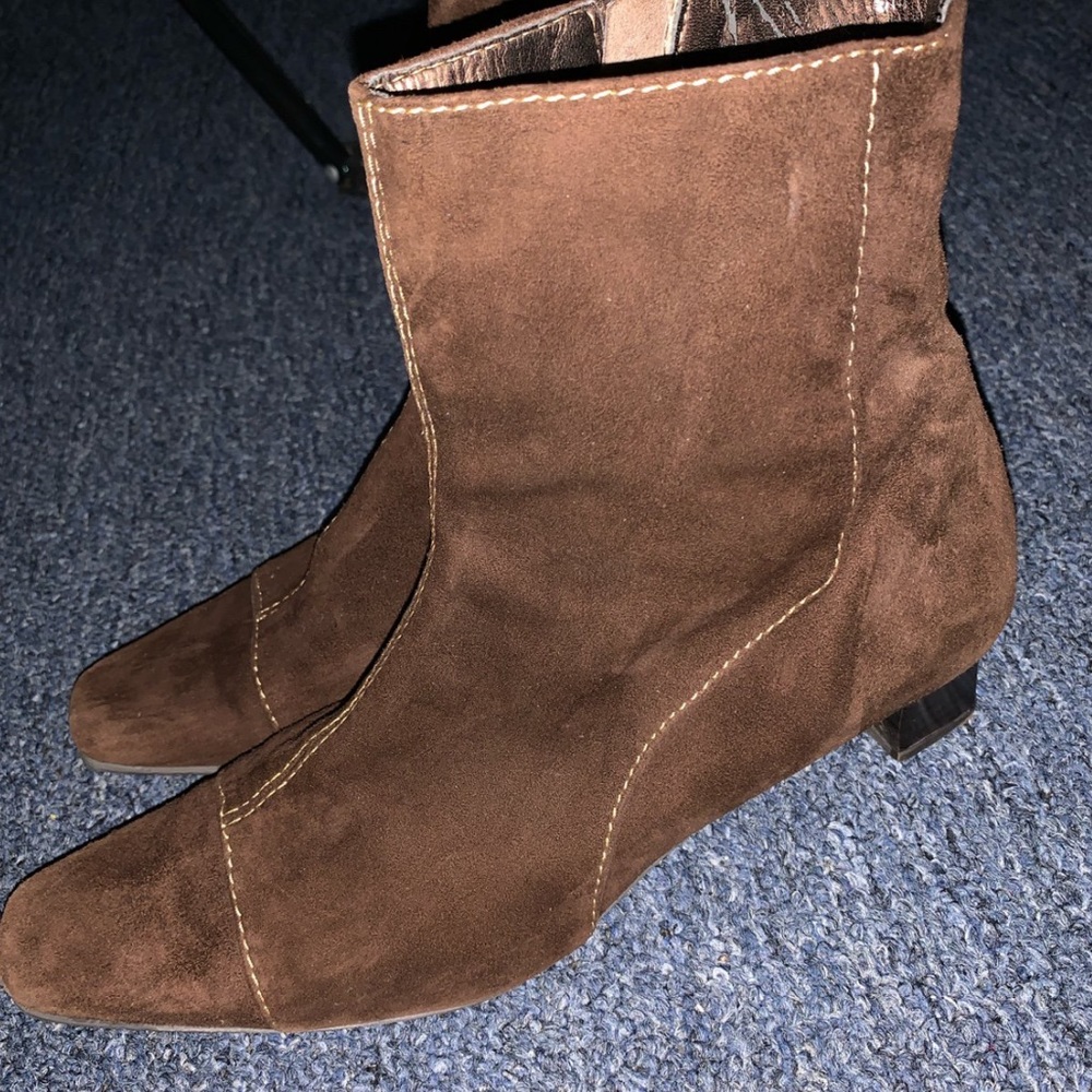 Dito by Van Eli Brown Suede Boots